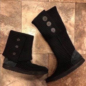 UGG black boots size 8